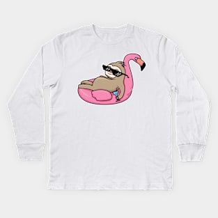 Chill Sloth Kids Long Sleeve T-Shirt